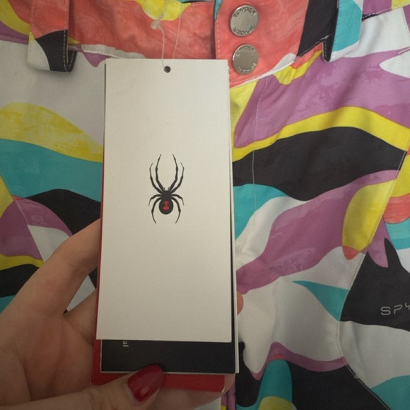 NWT Colorful Camouflage Snow Pants - Picture 3 of 7